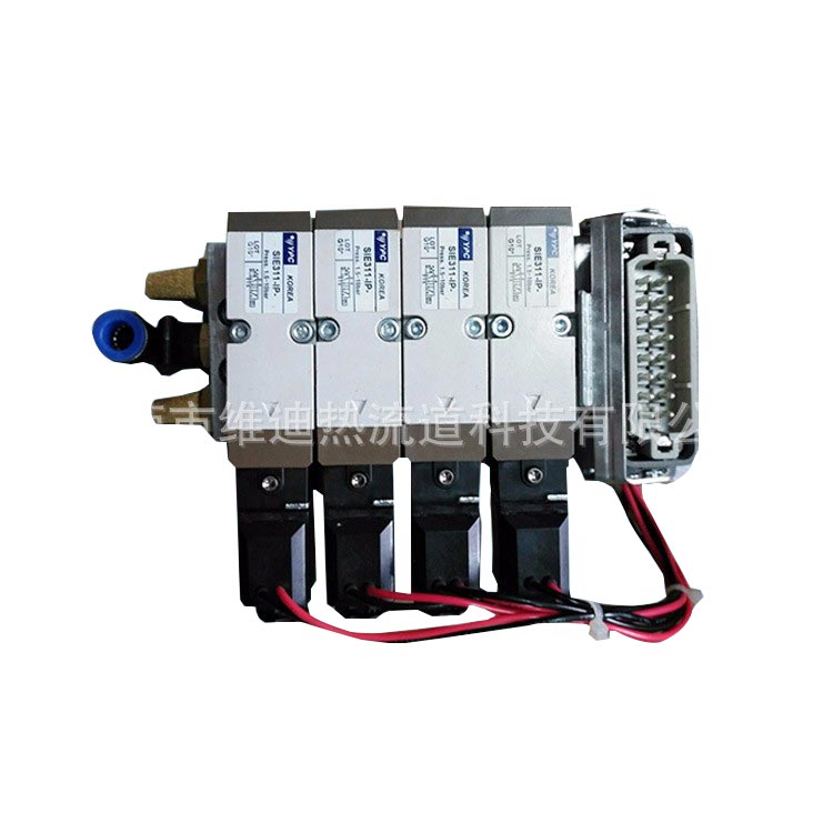 4 sets of solenoid valves